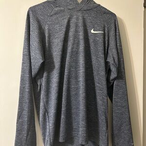 Nike Heathered Blue Hoodie